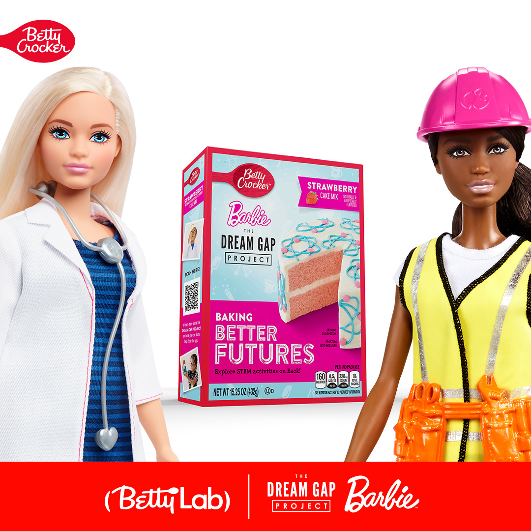 Bettie Crocker and Barbie team up to inspire young girls