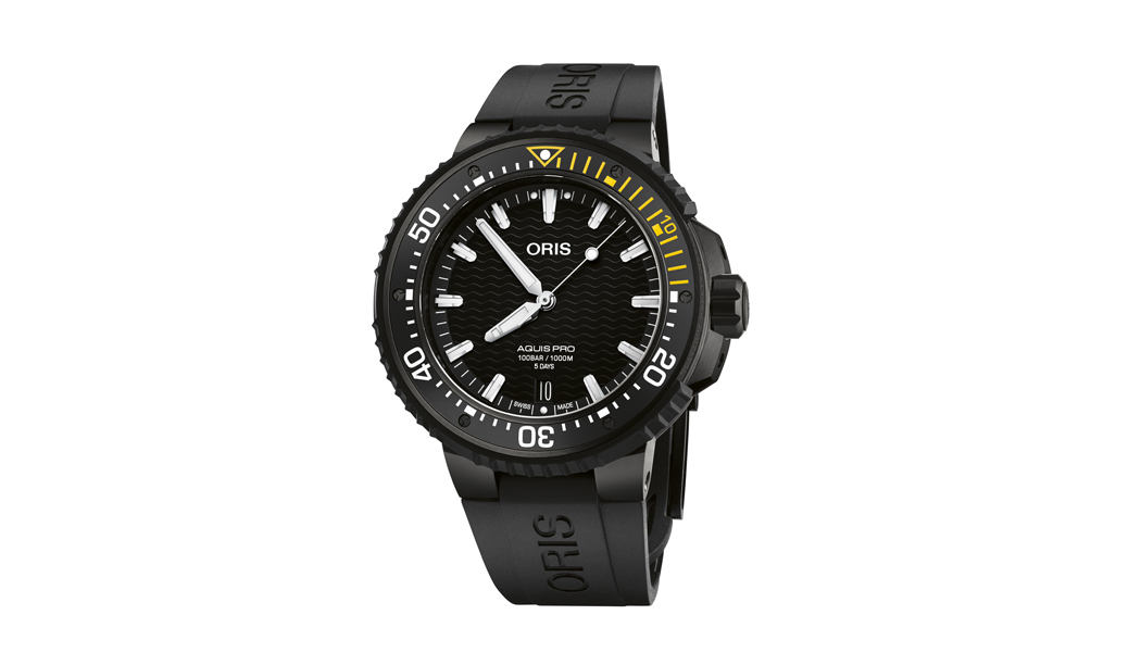 Oris professional watch for divers with 10-year guarantee